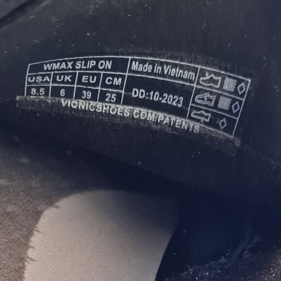 Vionic Walk Max Low Top Lace-Up Sneakers Slip On Shoes Black Women's Size 8.5 - Picture 9 of 12